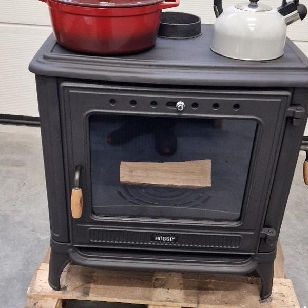 Hovedbilde Peisovn Modell 8015CK med koketopp 10,5kW i støpejern