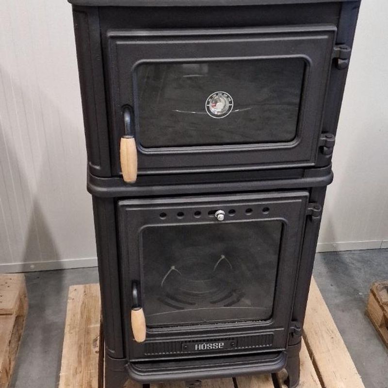 Vedkomfyr Modell 8010C koketopp bakerovn 7kW 
